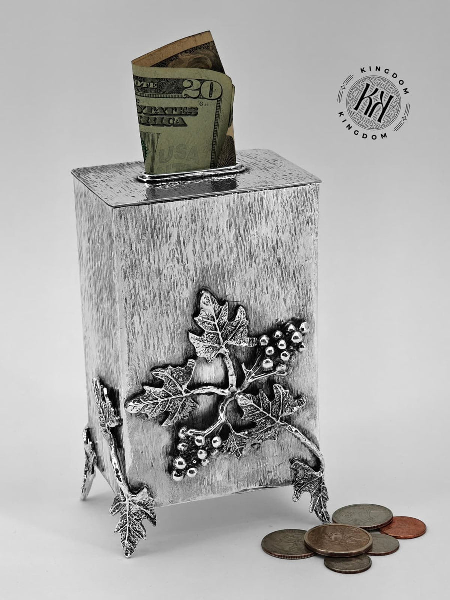 Grapes Tzedakah Box Spgtb-240