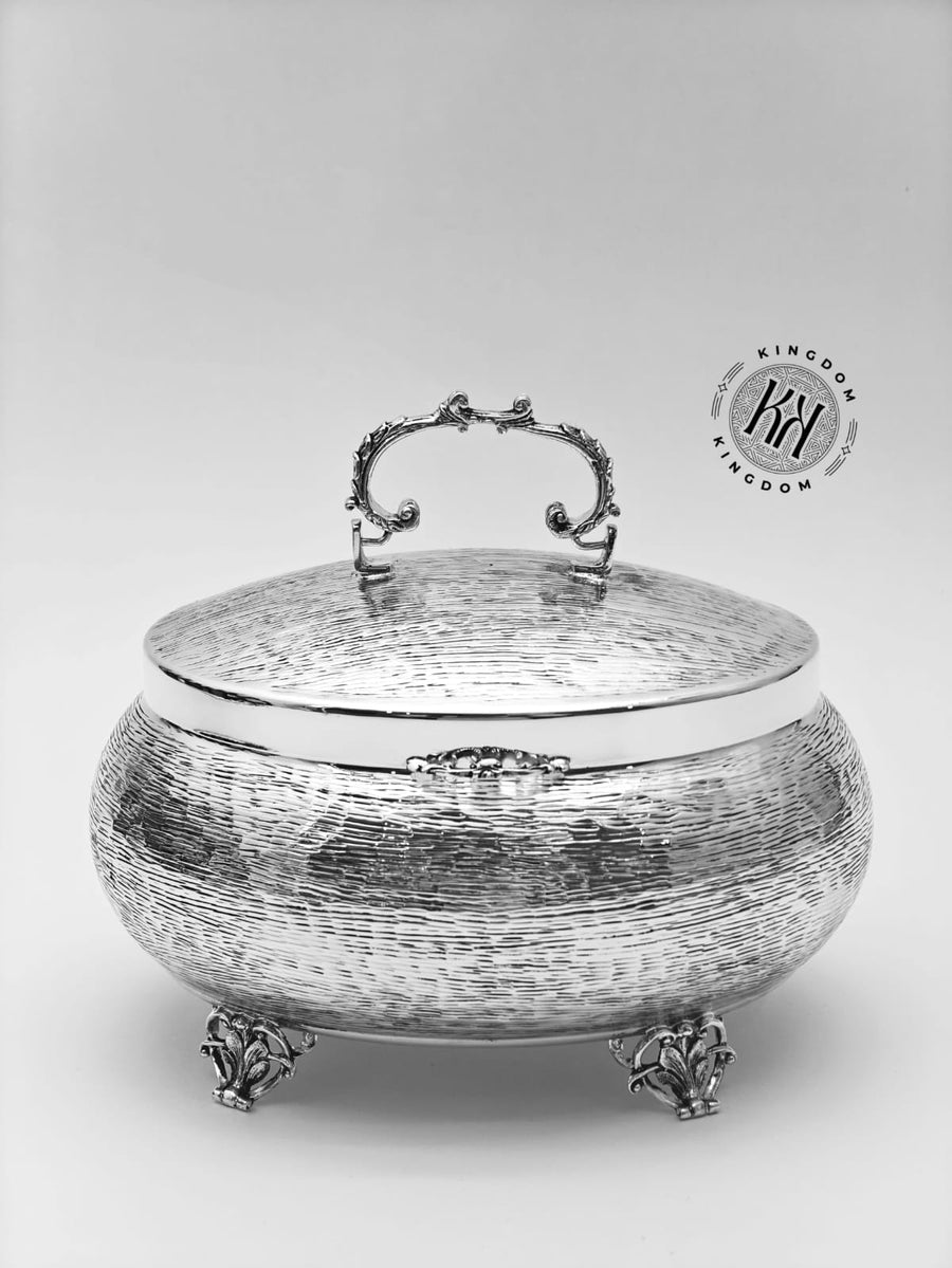 Esrog Box Lines Hammered BTKEBLH-170
