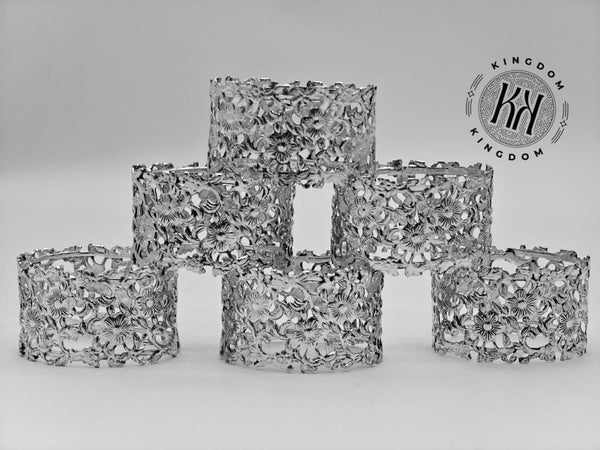 Oval Napkin Rings Set Of 6 93419-A